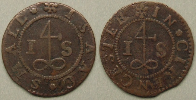 Cirencester, Isacc Small halfpenny